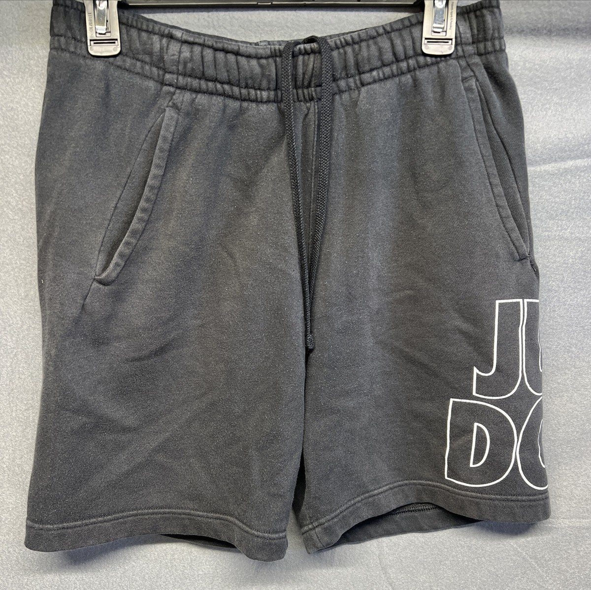 Nike Sportswear Shorts Mens S Black “Just Do It” Sweats Casual Men
