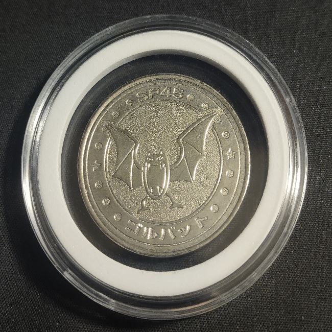 1999 Pokemon Meiji Battle Golbat Metal Coin LP Japanese #SP45