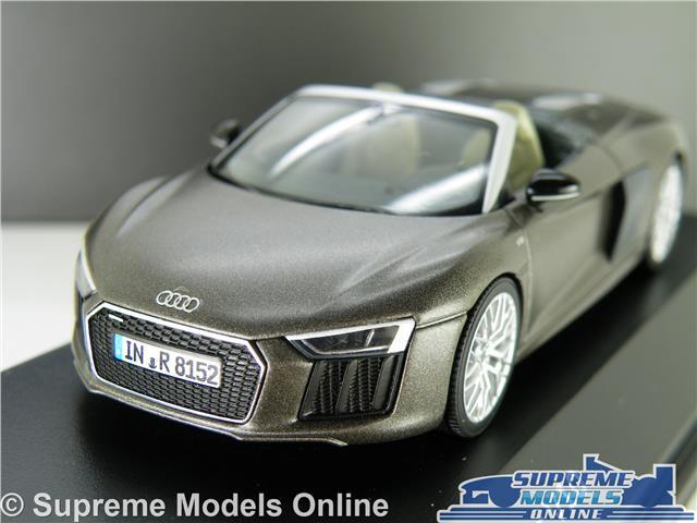 AUDI R8 SPYDER V10 MODEL CAR ARGUS BROWN 1:43 SCALE SPARK DEALER SPORTS K8