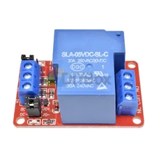 30A 5V 1-Channel Relay Module Board With Optocoupler H/L Level Triger high power