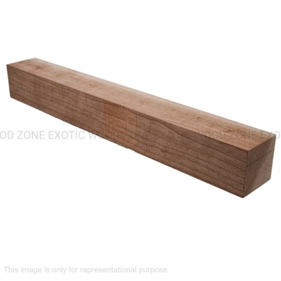 American Black Cherry Turning Blank 1x1x12 Carving Wood Block-Free US Shipping