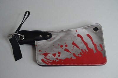kreepsville 666 Cleaver Clutch Bag Metallic