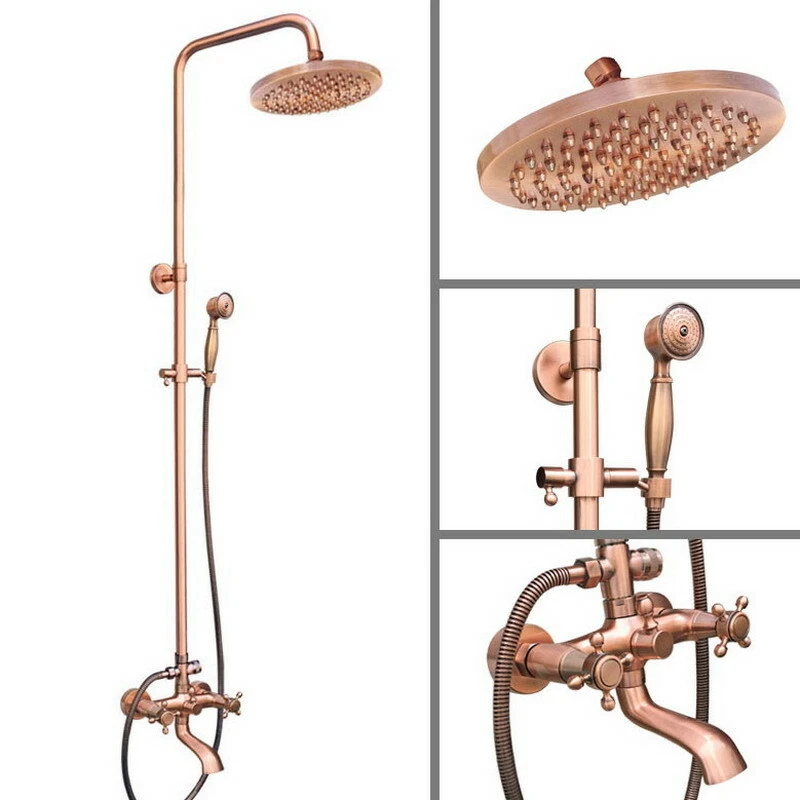 copper shower faucets