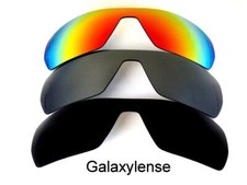 Galaxy Replacement Lenses For Oakley Turbine Rotor Black Titanium Red Polarized
