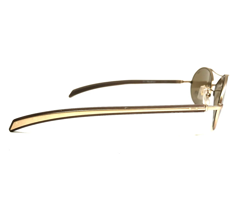 警察太阳镜 MOD.2667 COL.665 棕色金色椭圆形镜框棕色镜片 55-15-140 — 第 4/4 张图片