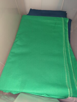 Walimex Stoffhintergrund Chroma Key 2,88 m x 6 m. Uni-Grün