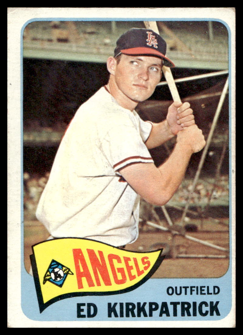 1965 Topps #393 Ed Kirkpatrick  Los Angeles Angels VG-VGEX