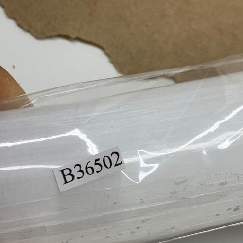 0.70 lbs, 7"x1.5", Natural Solid Selenite Crystal Wand Polished, B36502 - Picture 11 of 11