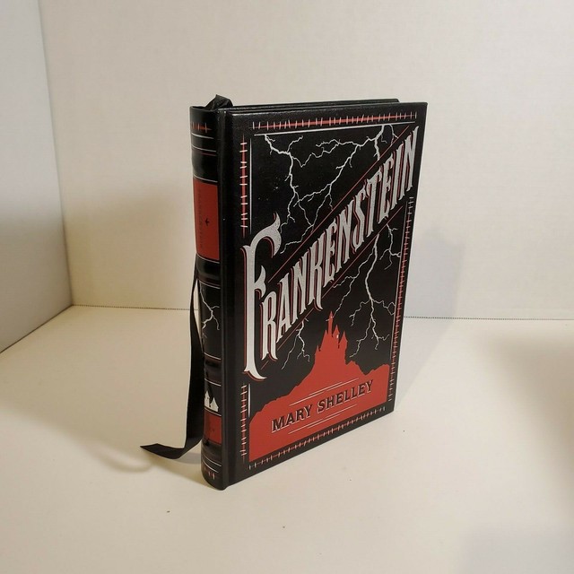 Frankenstein By Mary Shelley Leather Bound Gift Deluxe Collectible