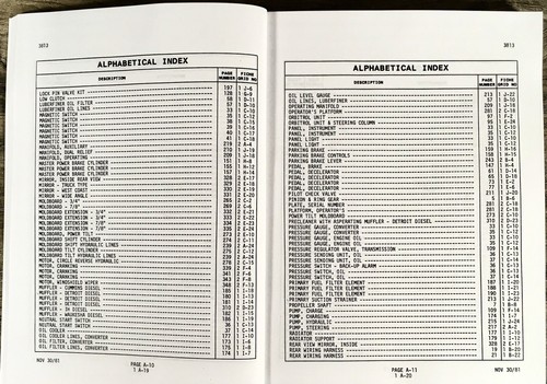 Galion T500C Motor Grader Parts Operators Manual Set Owners Catalog 07995-10739 - Picture 13 of 20
