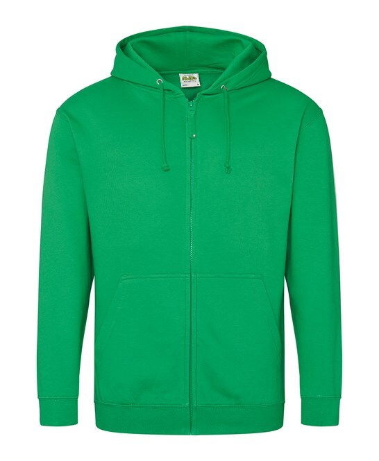 Just Hoods AWDis Zoodie Plain Full zip up hoodie Pullover
