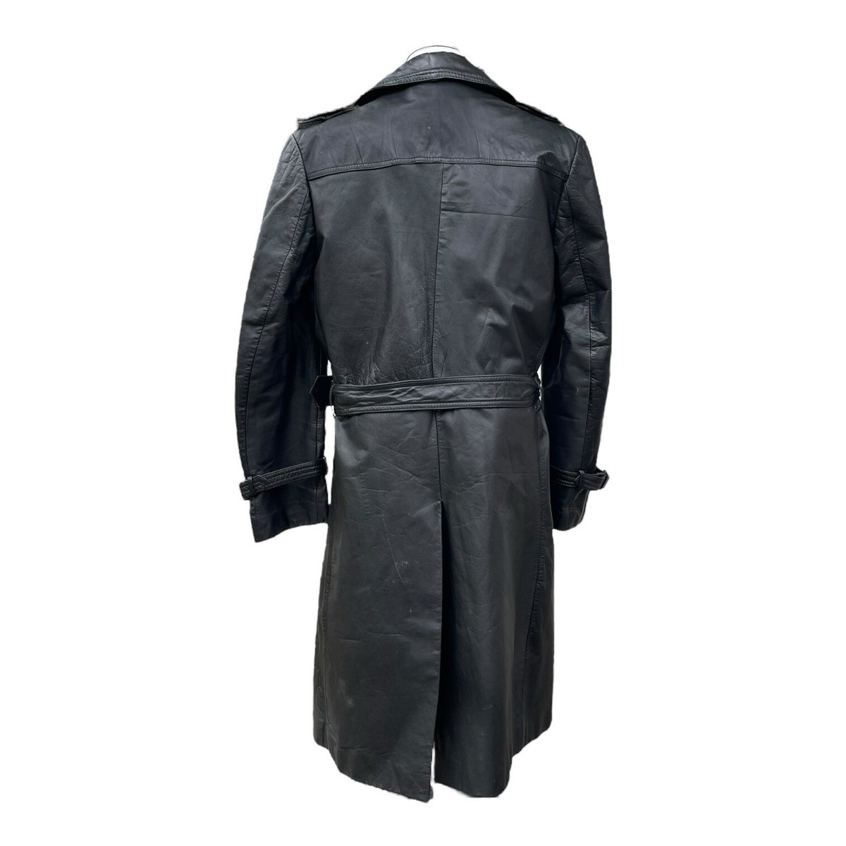 Vintage 60s 70s ROCKY MOUNTAIN Mens 36 Long Leather Trench