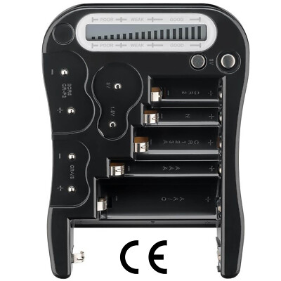 Batterietester LCD-Display für Standard Batterie Akku Rund Foto und Knopfzellen