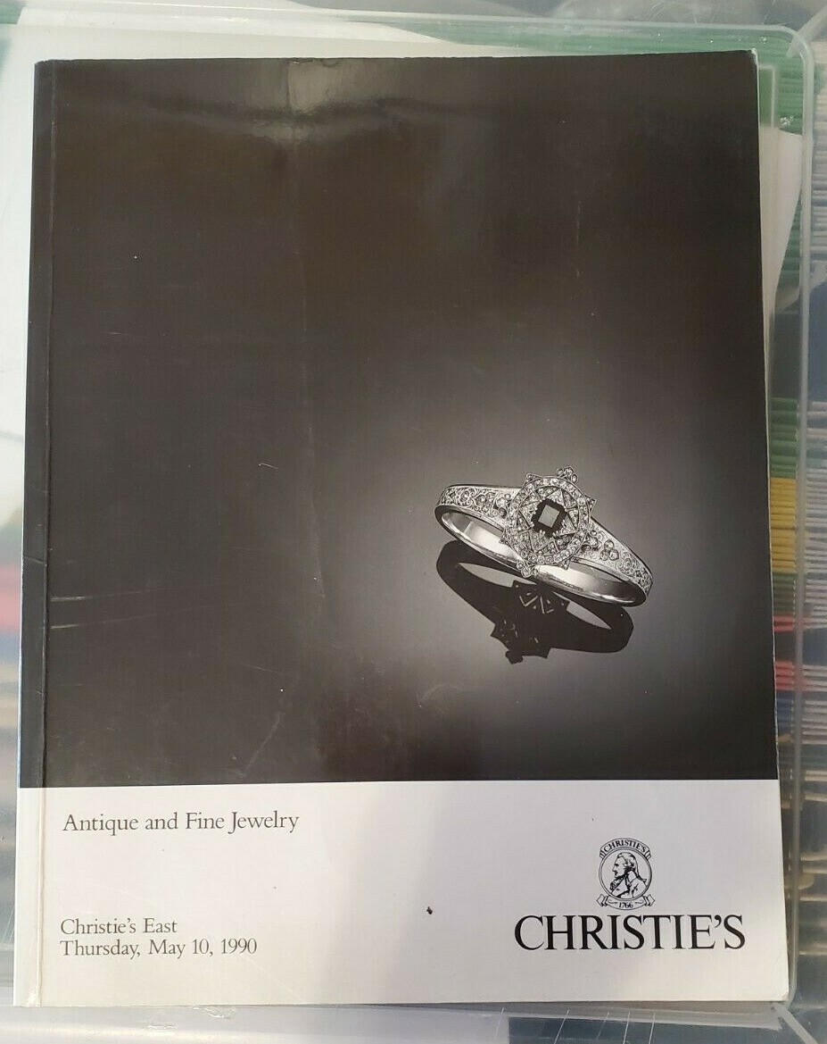 Christies auction catalog Antique & Fine Jewelry 1990 NY