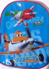 Planes Disney Zaino Asilo 1 Zip Tasca Laterale Set Cartoleria Matita Gomma Nuovi