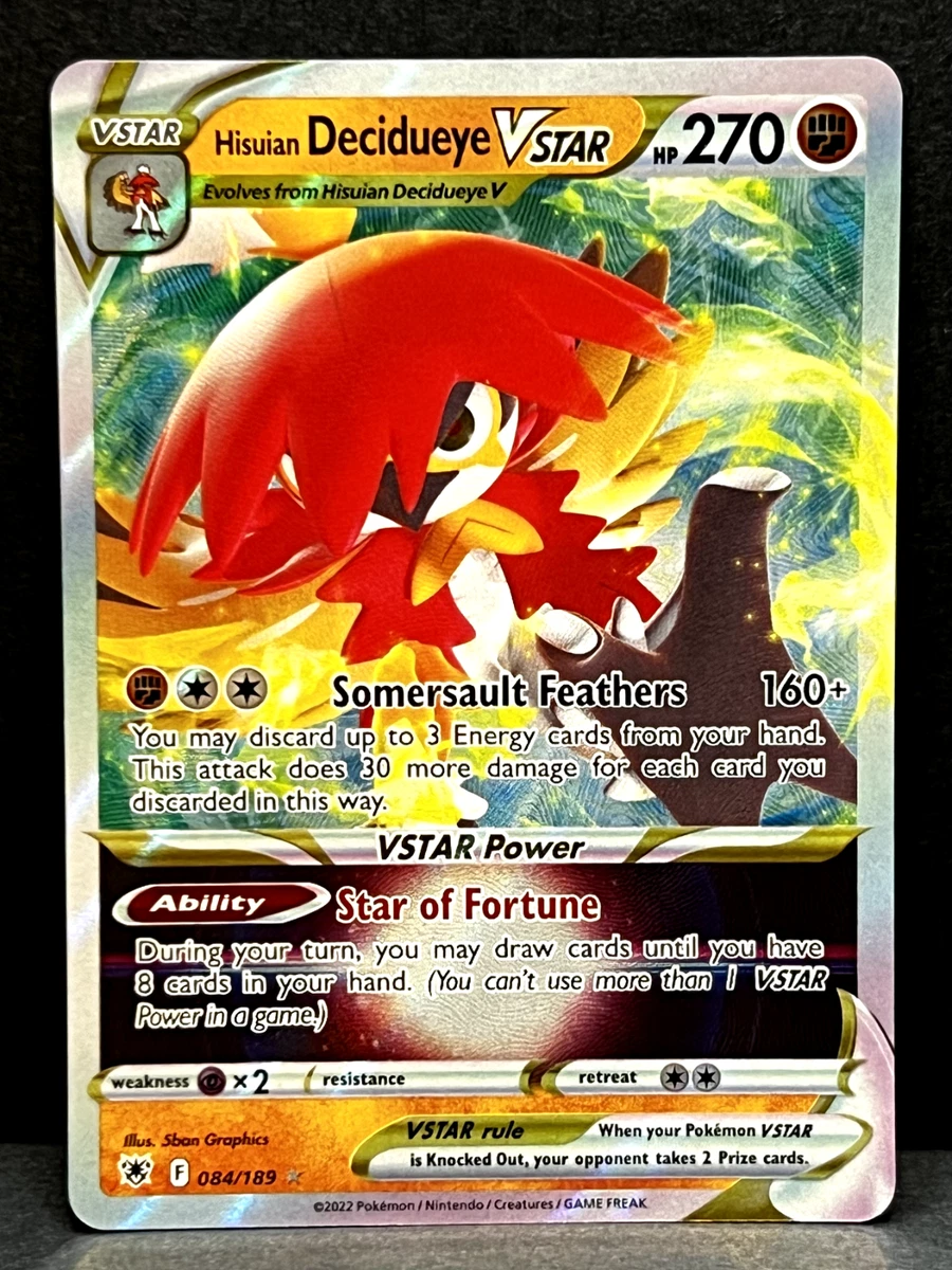 Hisuian Decidueye VSTAR Pokémon TCG Cards for sale
