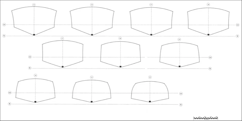 RIVA AQUARAMA, Motorjacht. Modellbauplan RC M 1:6 - Bild 2 von 4