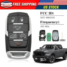 SMART PROXIMITY REMOTE KEY FOB REPLACED FOR DODGE RAM 1500 2019-2024 OHT-4882056
