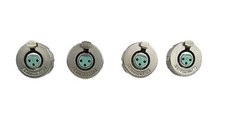 Switchcraft B3F XLR Female Panel Mt Connector, Set of 4 - NOS, Free Shipping