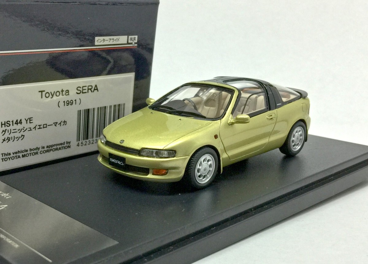 ハイストーリーHS144SP 1/43 トヨタ セラ 1991 ターコイズマイカ Hi-Story HS144SP 1/43 Toyota Sera 1991 Turquoise Mica