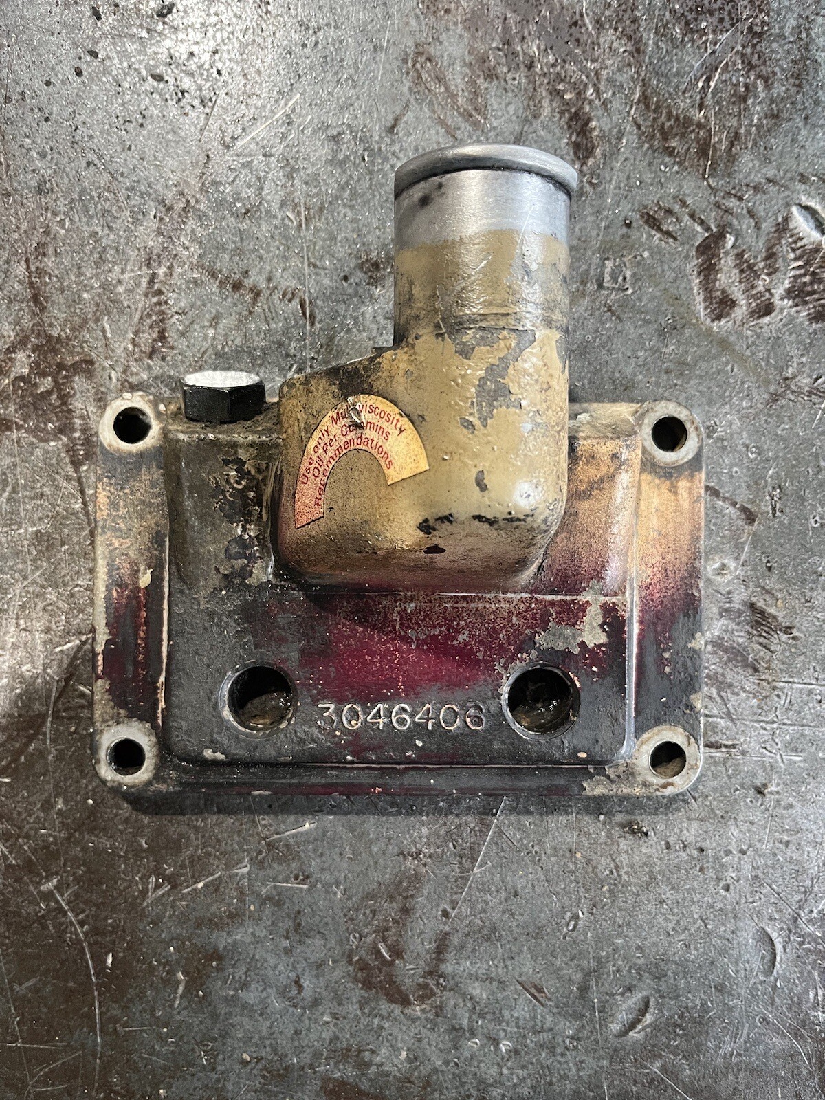 Cummins N14 Oil Fill Tube 3046406 eBay