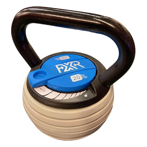 FXR SPORTS 20LB 40LB ADJUSTABLE KETTLEBELL KETTLE BELL GYM FITNESS