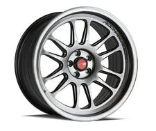 18x8.5/18x9.5 Aodhan AH07 5x114.3 +35|+30 Flow Forged Hyper Black Wheels (Set of