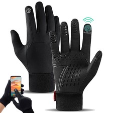 Winter Gloves Cold Weather Windproof Warm Touchscreen Gloves for Running Cycling