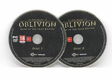 Oblivion The Elder Scrolls IV Disc Only PC Game of the Year Edition GOTY
