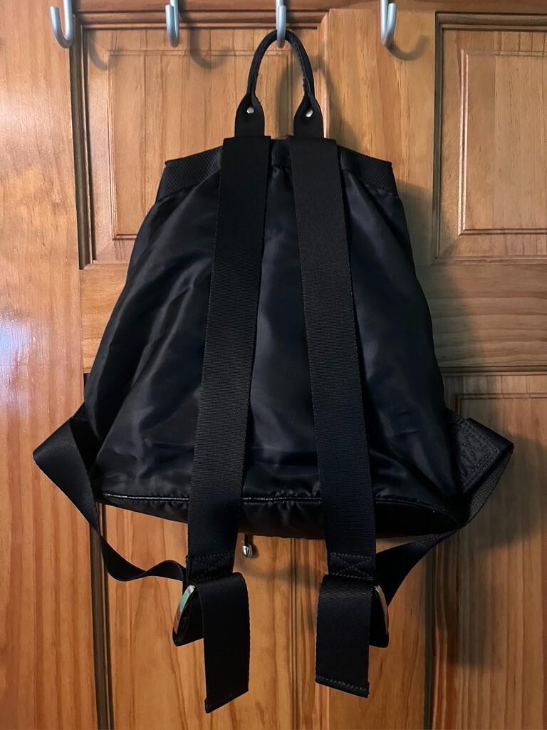 LeSportsac  Backpack BLACK Solid Medium Nylon Bag… - image 2