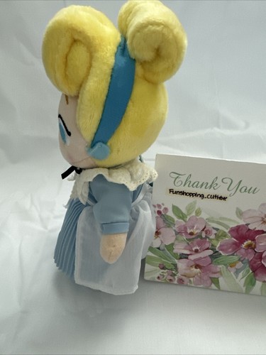 Japón Disney nuiMOs Conjunto Cenicienta Peluche Colección Azul Princesa Vestido Cartera - Imagen 8 de 22
