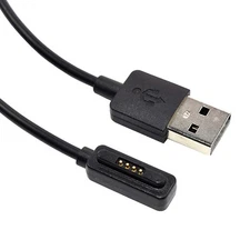 HQRP USB Charging Cable for ASUS ZenWatch-2 WI501Q WI502Q Smartwatch WI502QSLBDQ