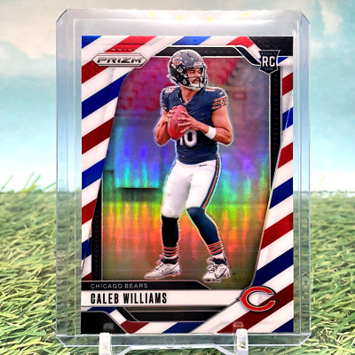 2024 Panini Prizm Rookies Red White & Blue Prizm #301 Caleb