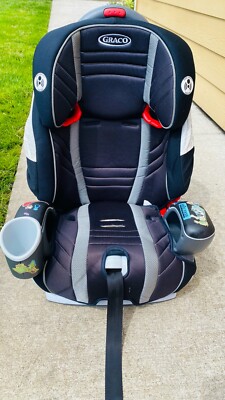 red and black graco car seat