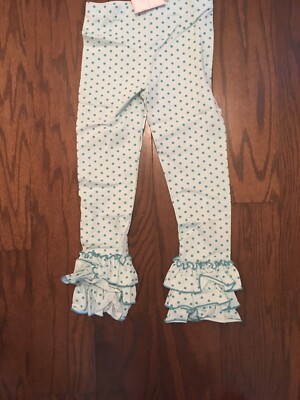 Legging Fille Sweet Honey - Taille 10 - Rouge Motif Floral - Noël - Occasion