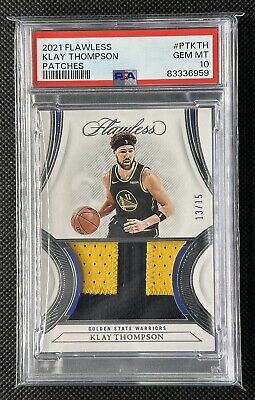 2021-22 Panini Flawless - Patches Klay Thompson #PT-27 /15 2021-22 Panini Flawless - Patches Klay Thompson #PT-27 /15
