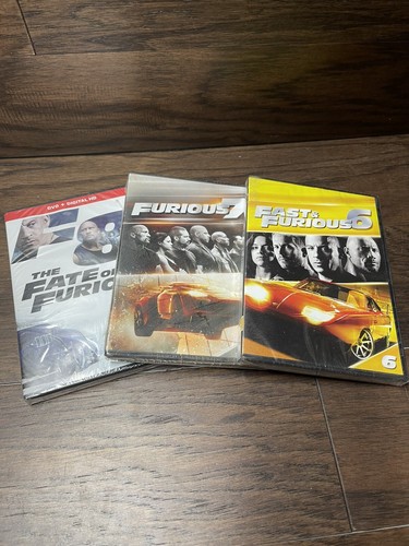 Fast & Furious DVD Bundle(6,7,&The Fate Of The Furious)