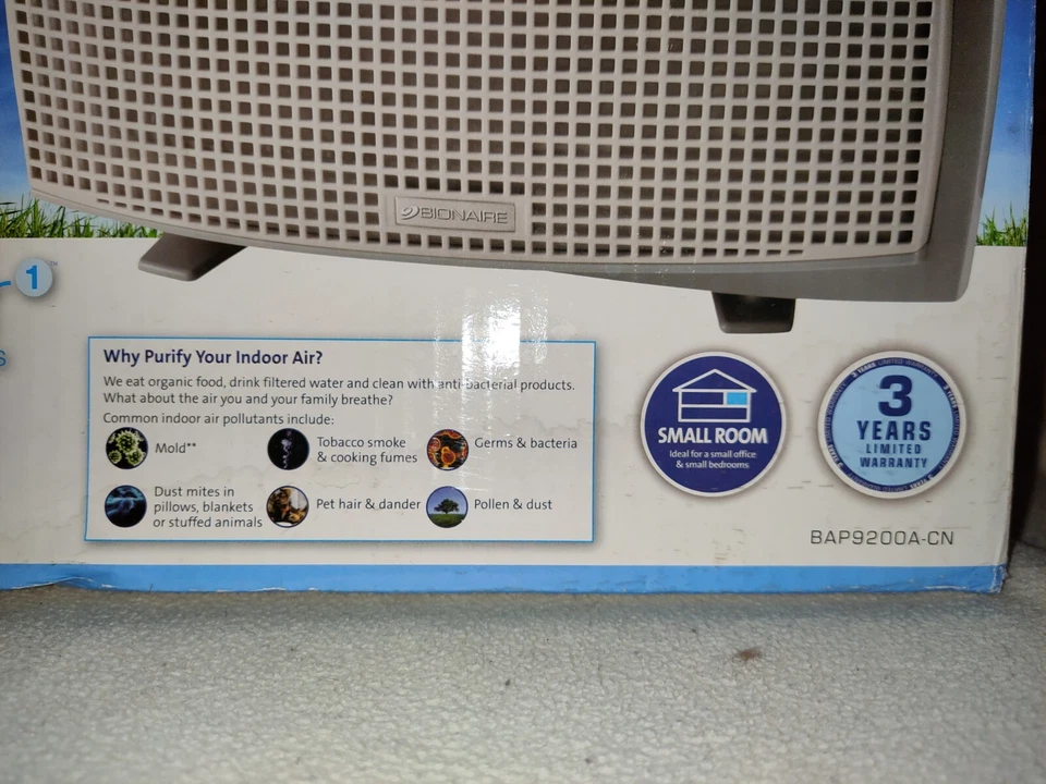 Purificador de Aire Bionaire Modelo BAP9200A-CN ~~ ¡NUEVO EN CAJA! Foto 2 de 4