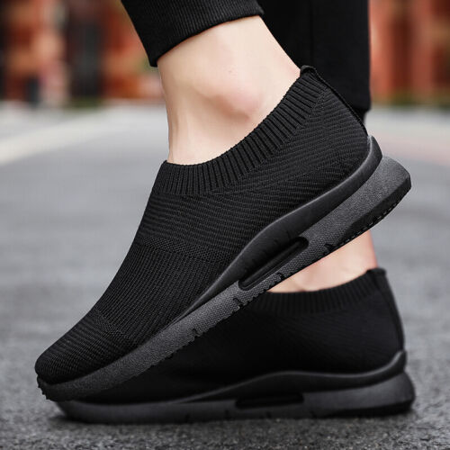 Dyster Såkaldte mareridt Men's Casual Sneakers Breathable Lightweight Slip-on Running Tennis Shoes  Gym US | eBay