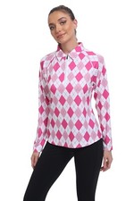 Women Zip Long Sleeve Shirt Hiking Outdoor Athletic Pullover Casual Running Top