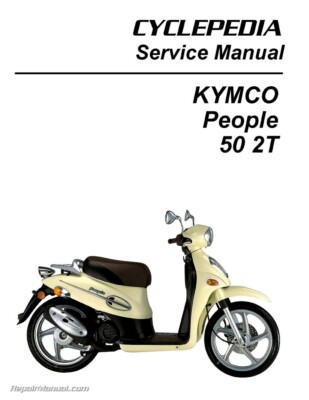 KYMCO People 50 2T Two-Stroke Cyclepedia Printed Scooter