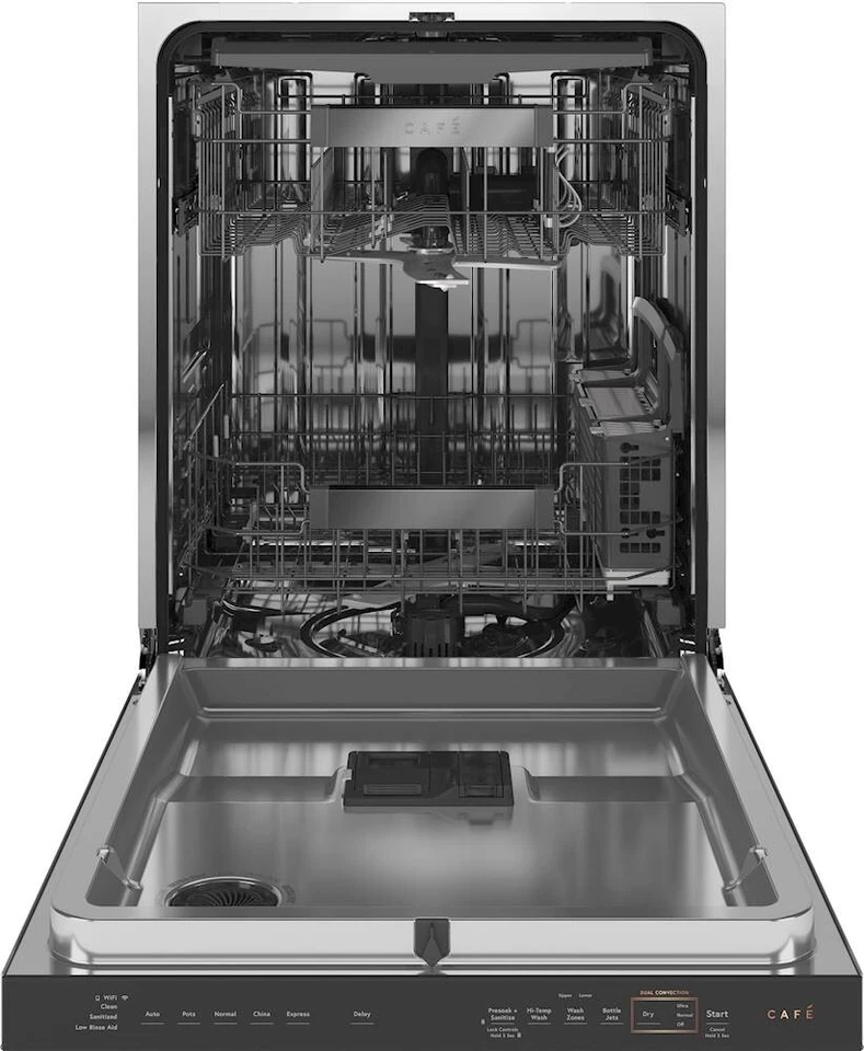 GE Cafe Modern Glass CDT875M5NS5 24" Smart Fully Integrated Built-In Dishwasher - Image 3 of 4