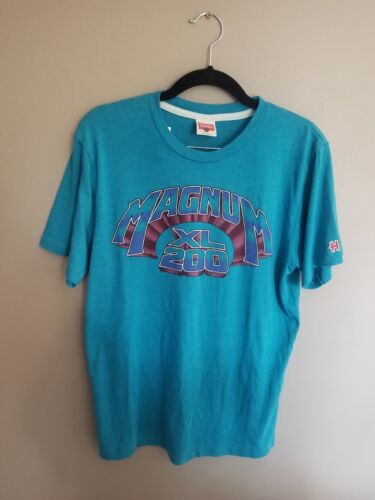 Cedar Point Magnum XL roller coaster Tee T shirt S teal blue - Picture 1 of 6