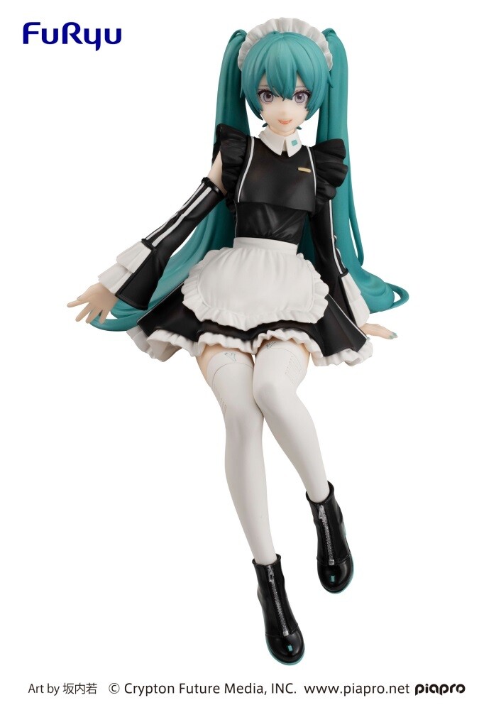FuRyu Prize Hatsune Miku Noodle Stopper Figure Sporty Maid Version