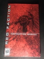 Red Faction Sony PlayStation 2, 2002 PS2 MANUAL ONLY In Excellent Condition