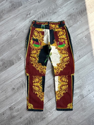 Vintage Made in France Marina Sitbon Kamosho Paris multicolour pants Size: 42 - Picture 3 of 10