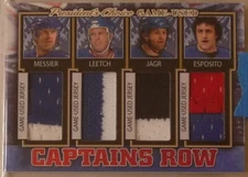 Messier/Leetch/Jagr/Esposito 2019 President's Choice Captains Row NY Rangers /5