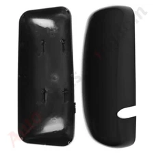 Left +Right Black Manual Door Mirror Cover For 08-16 Kenworth T800 T370 T600 ABS