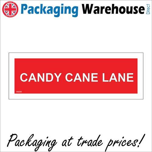 XM206 CANDY CANE LANE SIGN CHRISTMAS NOVELTY STREET ROAD HOME