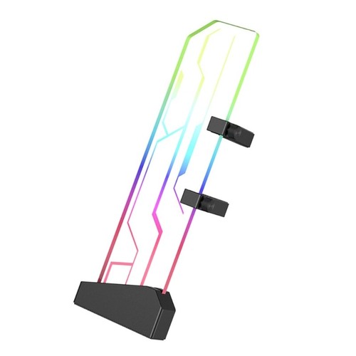Tempered Glass Vertical Graphics Card Holder Stand Base VGA GPU Support - Afbeelding 6 van 10